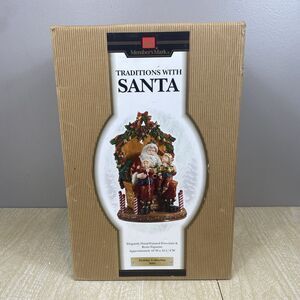 Members Mark Traditions 16" Santa Holiday Collection 2005 Hand Painted Figurine